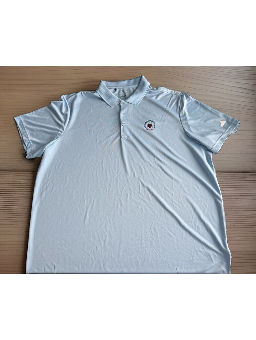 Adidas NWOT Golf Shirt 3XL Blue Polo 6th US Senior Womens Open Fox Chapel Club